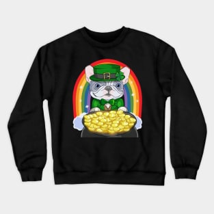 French Bulldog Leprechaun St Patricks Day Crewneck Sweatshirt